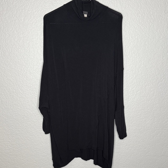 We The Free Tops - Free People We The Free Dolman Mock Turtleneck Sweater Top Tunic Black Sz Small